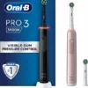 Oral B Oral-B PRO 3 3900 - Elektrische Tandenborstel - Duo Zwart + Roze