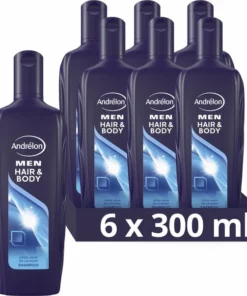 Andrélon Men Shampoo Hair & Body - 1800 Ml - Voordeelverpakking