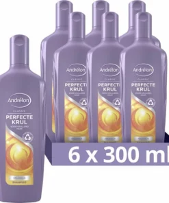 Andrélon Classic Perfecte Krul Shampoo - 6 X 300 Ml - Voordeelverpakking