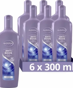 Andrélon Classic Anti-Roos Shampoo - 6 X 300 Ml - Voordeelverpakking