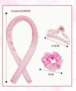 Heatless Curls- Heatless Hair Curls- Haarrollers- Krullen Zonder Hitte-persoonlijke Verzorging- Heatless Curls Met Scrunchies En Haarclip-roze -NIVEA Shop 550x604