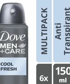 Dove Men+Care Cool Fresh Deodorant Spray - 6 X 150ml - Voordeelverpakking -NIVEA Shop 550x607 5