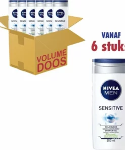 NIVEA MEN Sensitive - 6 X 250 Ml - Voordeelverpakking - Douchegel -NIVEA Shop 550x608 2