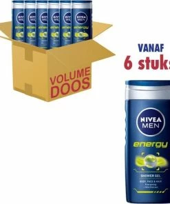 NIVEA MEN Energy - 6x 250 ML - Voordeelverpakking - Douchegel -NIVEA Shop 550x609 7