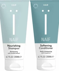 Naïf Shampoo & Conditioner - Haarverzorging - Voordeelverpakking - 2 X 200ml - Met Natuurlijke Ingrediënten