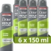 Dove Men+Care Extra Fresh Anti-Transpirant Deodorant Spray - 6 X 150 Ml - Voordeelverpakking