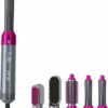 QLAY® Airwrap - V2 Model- 5 In 1 Set - Airwrap Krultang - Krulborstel - Hete Lucht Föhn - Airwrap -fohnborstel - Fohn Borstel - Vernieuwde Airwrap - Haardroger Met Borstel | Wafeltang