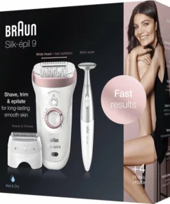 Braun Silk-épil 9 9-890 - Epilator - Wit/Roségoud -NIVEA Shop 550x633 2