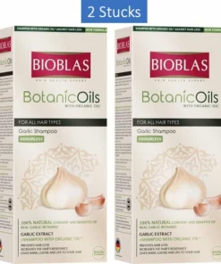 2 STUKS - Bioblas Knoflook Shampoo (Geurloos): Alle Haar 360ml