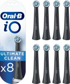 Oral B Oral-B IO Ultimate Clean Black - Opzetborstels Voor Tandenborstel - Verpakking Van 8