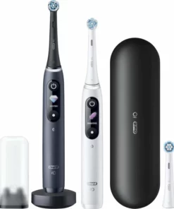 Oral B Oral-B IO 8 - Wit En Zwart - Elektrische Tandenborstels - Duopack -NIVEA Shop 550x642 1