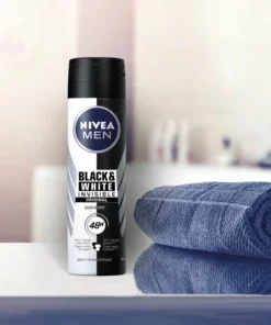 NIVEA MEN Invisible For Black & White Power - 6 X 150 Ml - Voordeelverpakking - Deodorant Spray -NIVEA Shop 550x642 4