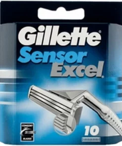 Gillette Sensor Excel - 10 Stuks - Scheermesjes -NIVEA Shop 550x645 1