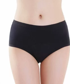 Bamboozy Menstruatie Ondergoed 4-laags Hoge Taille High Waist Corrigerend Maat M 38-40 Zwart Period Underwear Duurzaam Menstrueren Incontinentie Zero Waste Madelief -NIVEA Shop 550x654 2