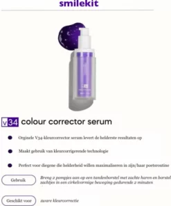 Smilekit V34 Colour Corrector Serum - Witte Tanden - Paarse Tandpasta - Teeth Whitening - Hismile 10 Smilekit V34 Colour Corrector Serum - Witte Tanden - Paarse Tandpasta - Teeth Whitening - Hismile -NIVEA Shop 550x662