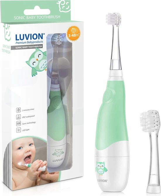 Luvion 250S - Sonische Elektrische Tandenborstel Voor Baby En Peuter - 0 T/m 4 Jaar - Met Timer 1 Luvion 250S - Sonische Elektrische Tandenborstel Voor Baby En Peuter - 0 T/m 4 Jaar - Met Timer