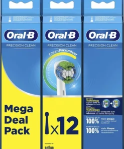 Oral B Oral-B Precision Clean - Met CleanMaximiser-technologie - Opzetborstels - 12 Stuks -NIVEA Shop 550x682
