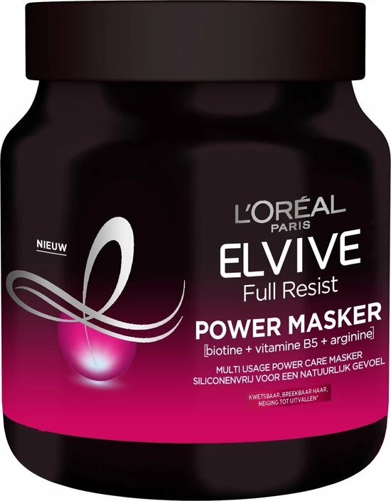 L’Oréal Paris Elvive Full Resist Power Haarmasker - 680 Ml 2 L’Oréal Paris Elvive Full Resist Power Haarmasker - 680 Ml - Afbeelding 2