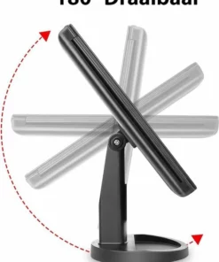 Make-up Spiegel Met LED Verlichting - Vergrootspiegel - Cosmetica/ Visagie Spiegel - 22 LED's - Draaibaar - USB & Batterij - Rheme -NIVEA Shop 550x714 1