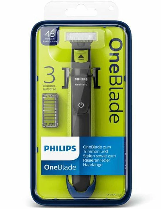 Philips OneBlade QP2520/20 - Trimmer, Scheerapparaat En Styler 8 Philips OneBlade QP2520/20 - Trimmer, Scheerapparaat En Styler - Afbeelding 8