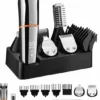 V-Goods Professionele 6 In 1 Baardtrimmer Voor Mannen/Heren - Inclusief 5 Opzetstukken + Houder - Neustrimmer - Oortrimmer - Bodygroomer - 100% Waterdicht - Tondeuse