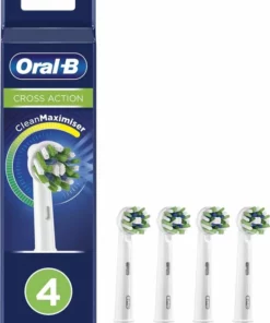 Oral B Oral-B CrossAction - Met CleanMaximiser-technologie - Opzetborstels - 4 Stuks