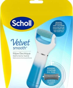 Scholl Velvet Smooth - Elektrische Eeltvijl - Blauw - 1 Stuk