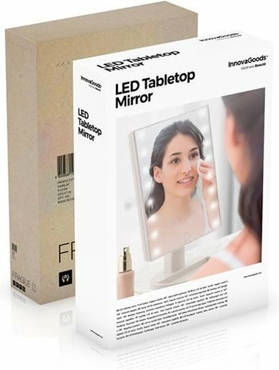 InnovaGoods Ledspiegel Met Touch-bediening 7 InnovaGoods Ledspiegel Met Touch-bediening - Afbeelding 7