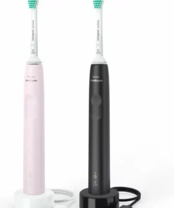Philips Sonicare Series 3100 HX3675/15 - Elektrische Tandenborstel - Zwart & Roze - Duopack -NIVEA Shop 550x745