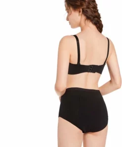 Bamboozy Menstruatie Ondergoed 4-laags Hoge Taille High Waist Corrigerend Maat M 38-40 Zwart Period Underwear Duurzaam Menstrueren Incontinentie Zero Waste Madelief -NIVEA Shop 550x752 3