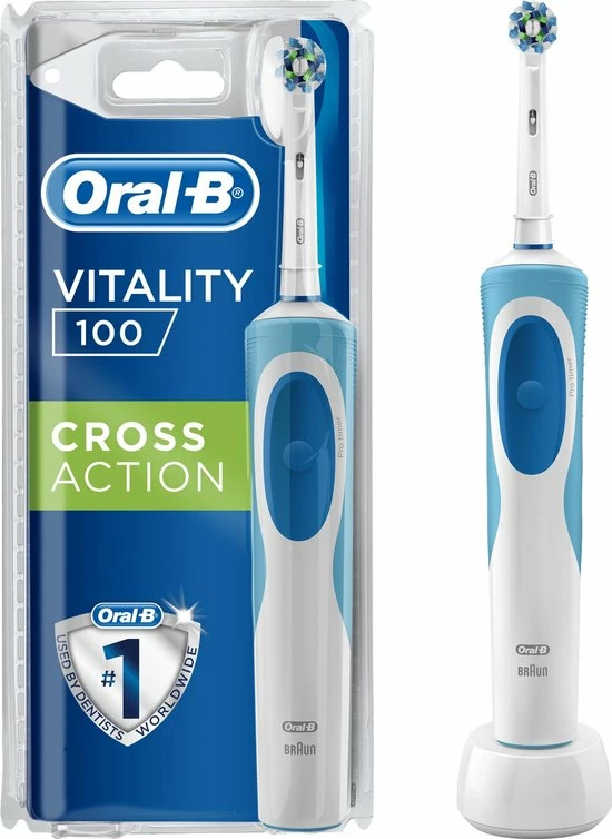 Oral B Oral-B Vitality 100 CrossAction - Blauw - Elektrische Tandenborstel 5 Oral B Oral-B Vitality 100 CrossAction - Blauw - Elektrische Tandenborstel - Afbeelding 5