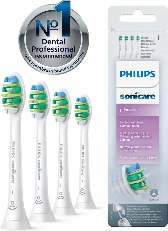 Philips Sonicare InterCare Standaard HX9004/10 - Opzetborstels - 4 Stuks 11 Philips Sonicare InterCare Standaard HX9004/10 - Opzetborstels - 4 Stuks - Afbeelding 11