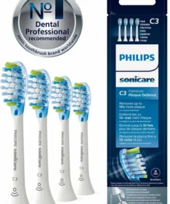 Philips Sonicare C3 Premium Plaque Defense HX9044/17 - Opzetborstel - 4 Stuks
