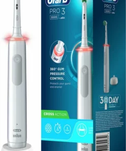Oral B Oral-B Pro 3 3000 - Wit - Elektrische Tandenborstel - Ontworpen Door Braun - 1 Handvat En 1 Opzetborstel -NIVEA Shop 550x815