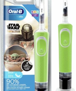 Oral B Oral-B Kids Mandalorian - Elektrische Tandenborstel - Powered By Braun - 1 Handvat En 1 Opzetborstel